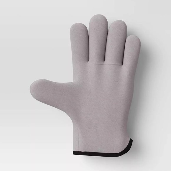 True Grip Brown Leather Suede Cowhide with Mesh Back Work Gloves Size Large - Picture 3 of 5